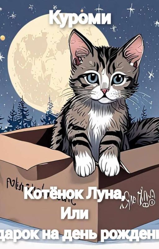 котёнок Луна, или подарок на день рождения (Автор Куроми)