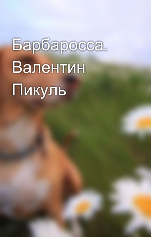 Барбаросса. Валентин Пикуль